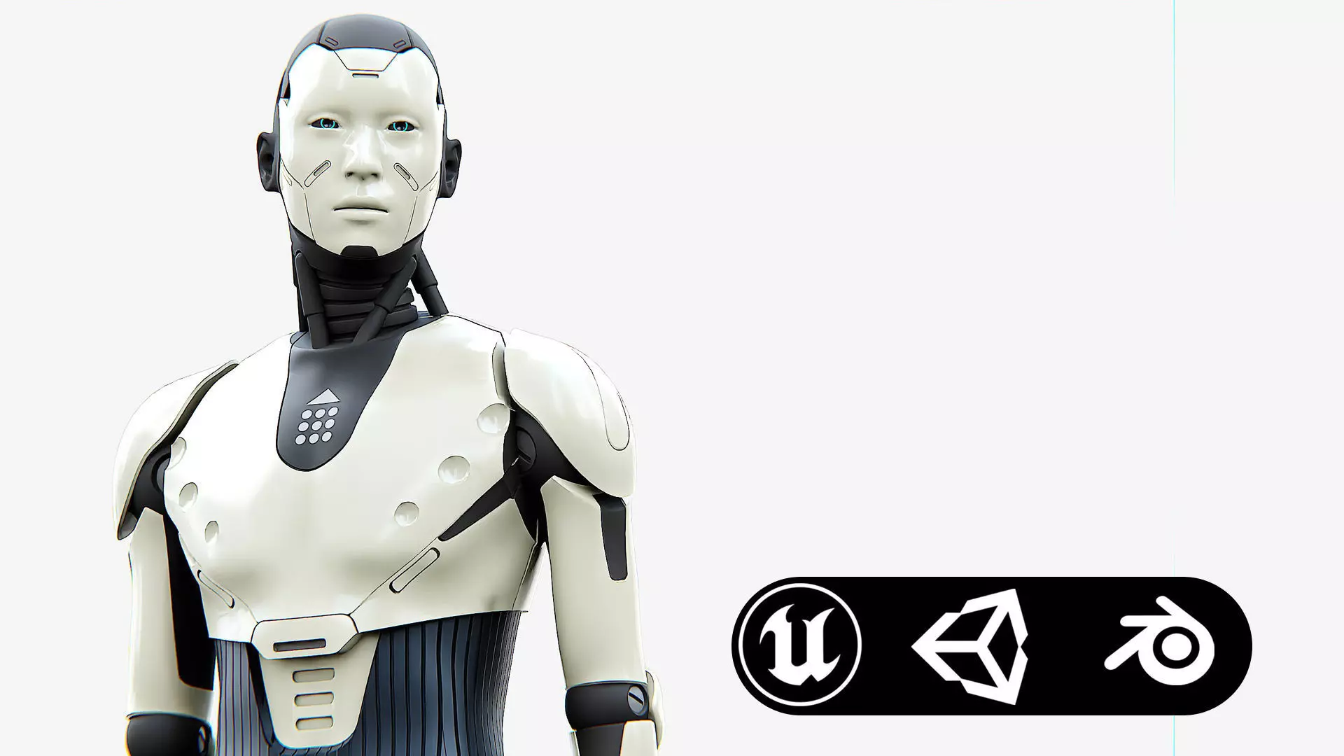 HUMANOID ORPHEUS  Rigged for Unreal Engine - Unity - MIXAMO 3D model_0