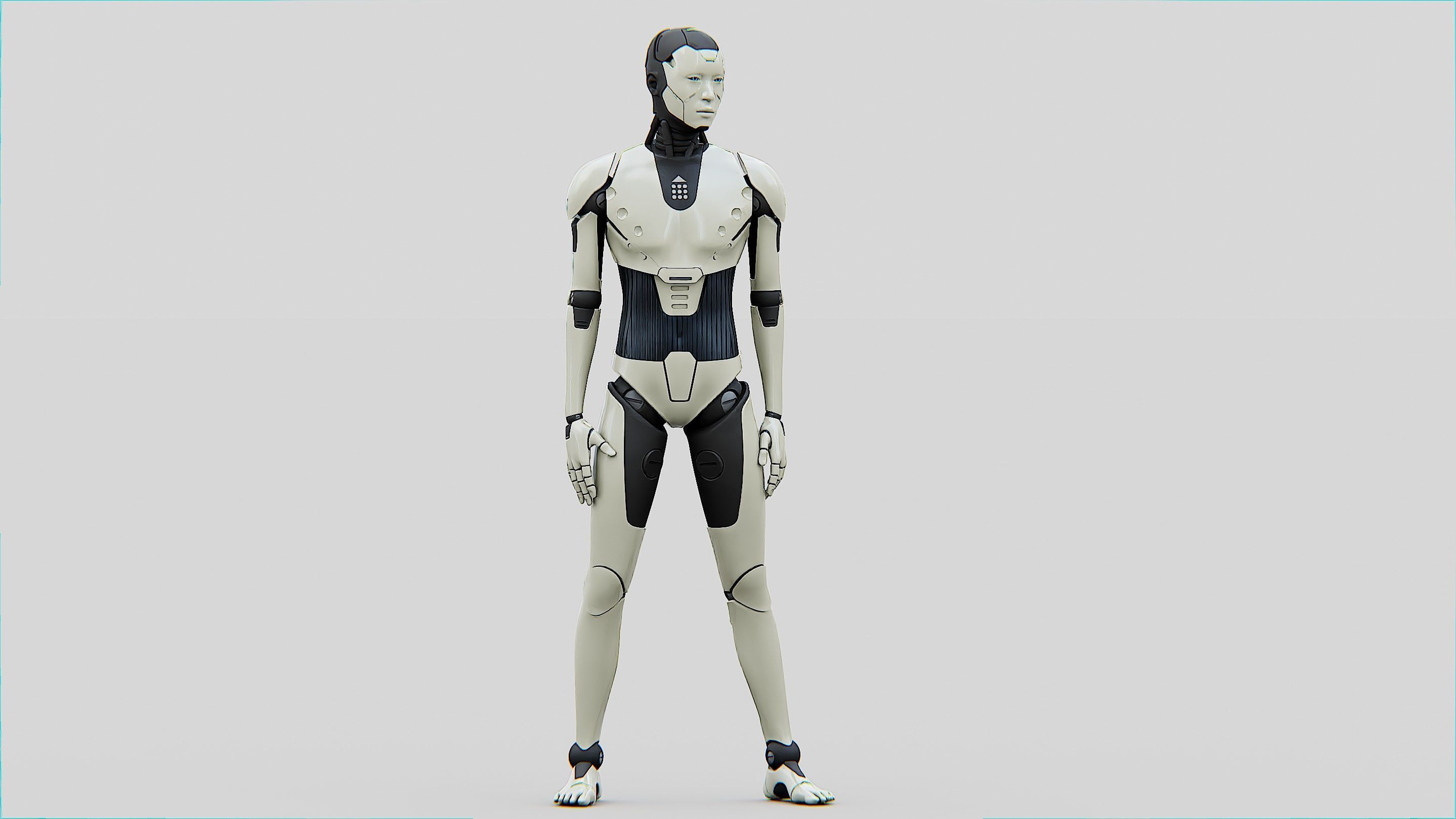 HUMANOID ORPHEUS  Rigged for Unreal Engine - Unity - MIXAMO 3D model_21