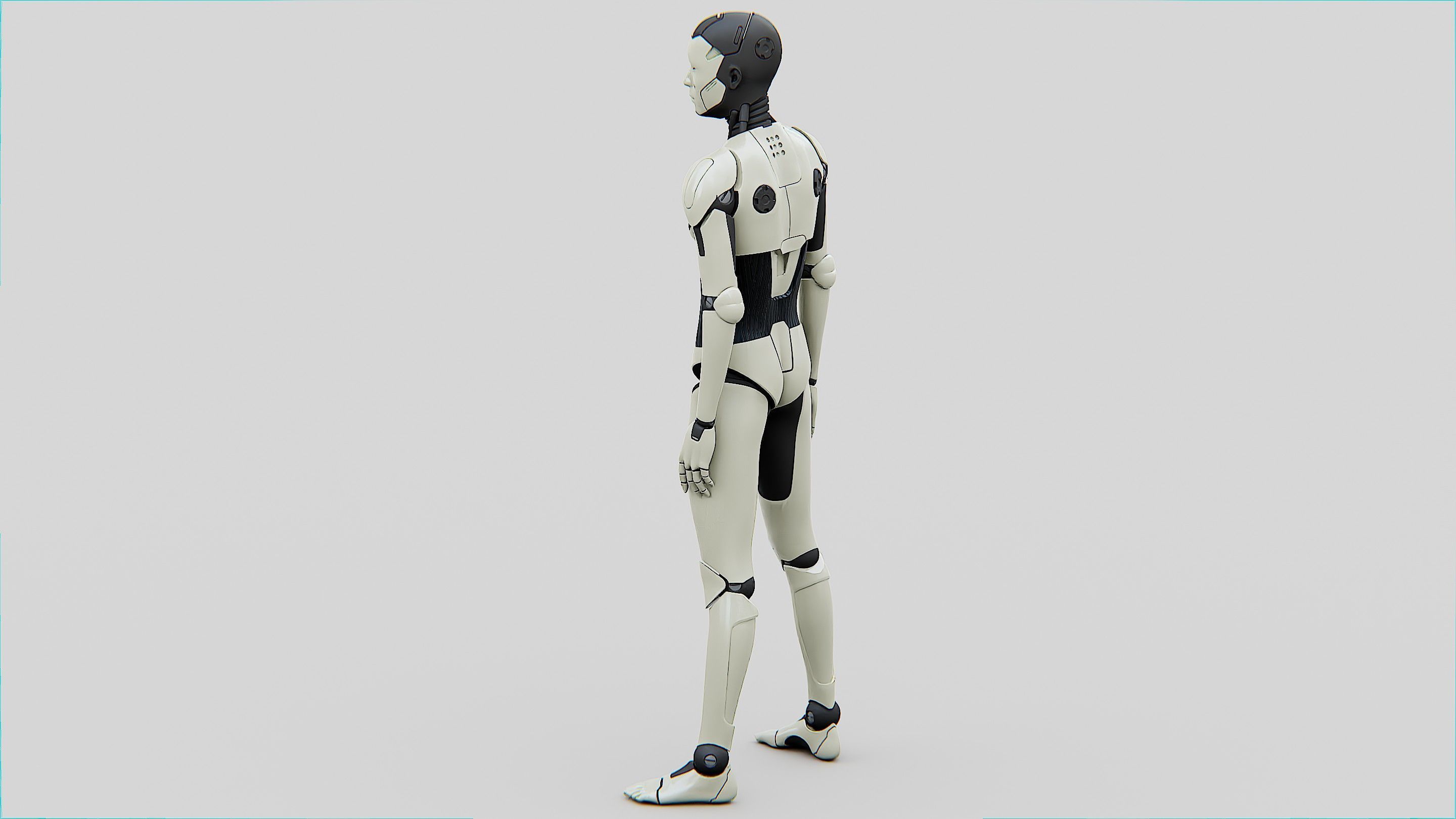 HUMANOID ORPHEUS  Rigged for Unreal Engine - Unity - MIXAMO 3D model_10