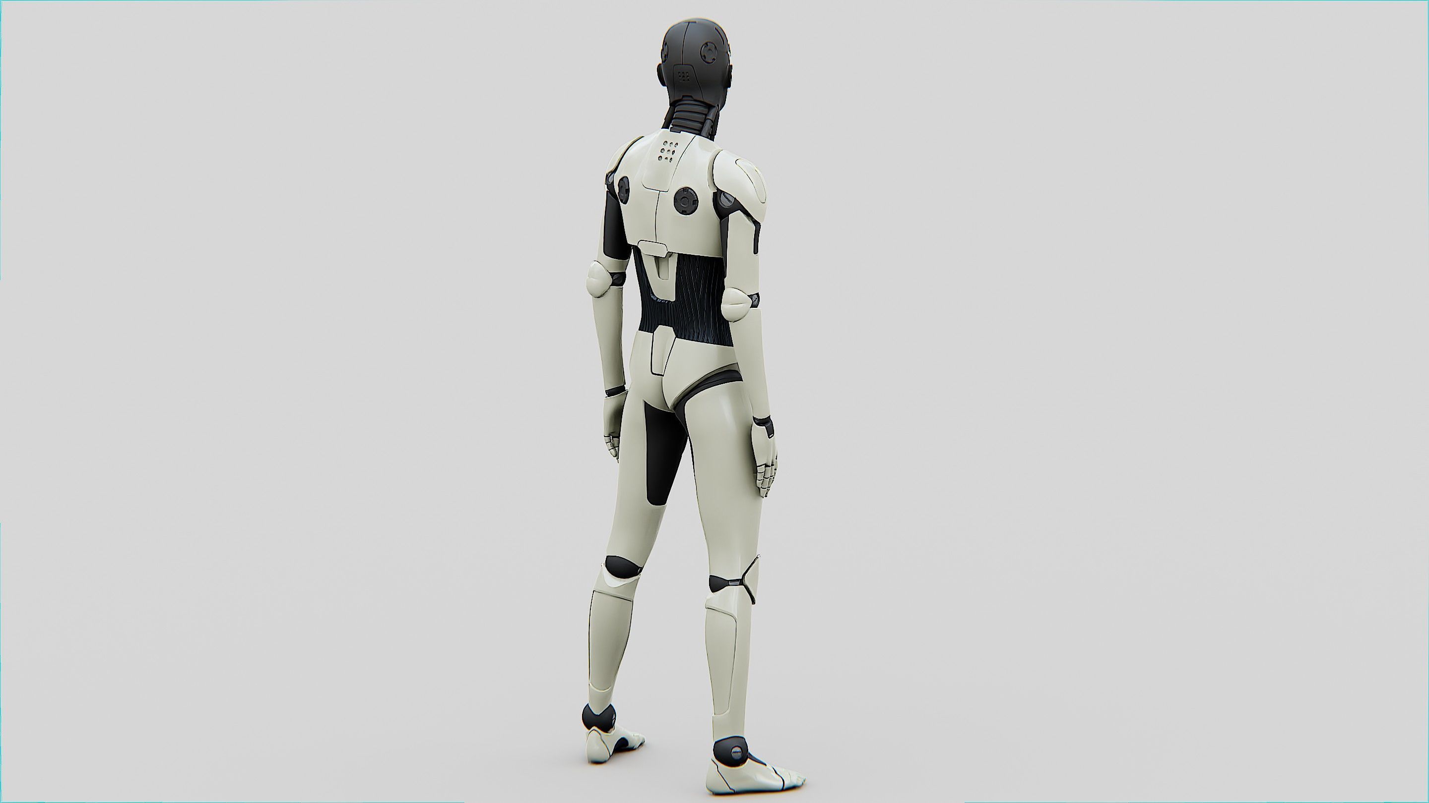 HUMANOID ORPHEUS  Rigged for Unreal Engine - Unity - MIXAMO 3D model_16