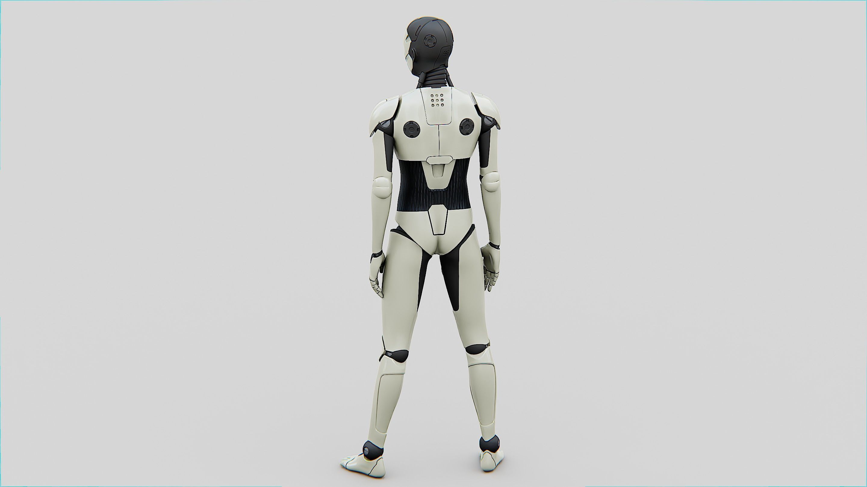 HUMANOID ORPHEUS  Rigged for Unreal Engine - Unity - MIXAMO 3D model_13