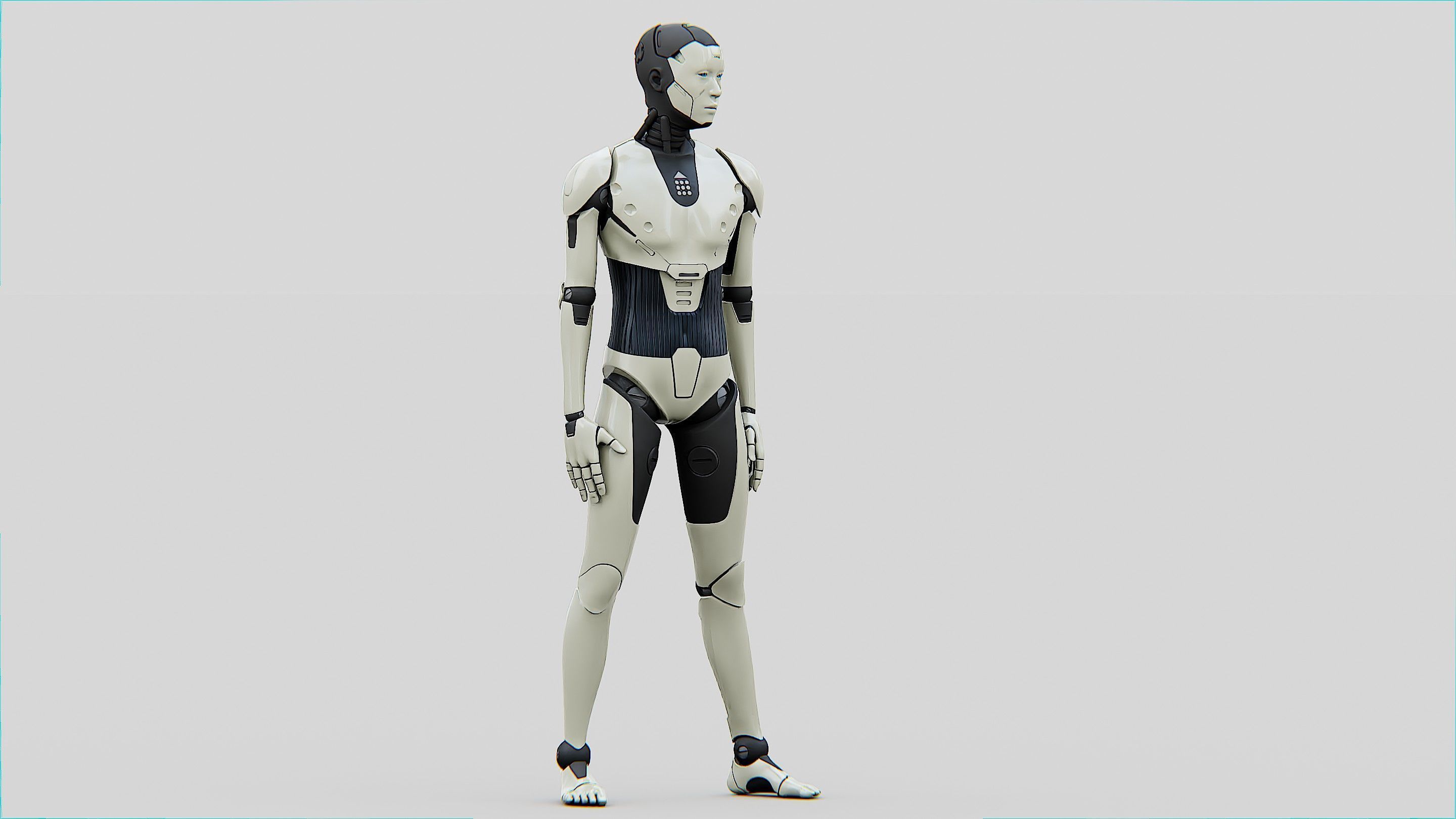HUMANOID ORPHEUS  Rigged for Unreal Engine - Unity - MIXAMO 3D model_20