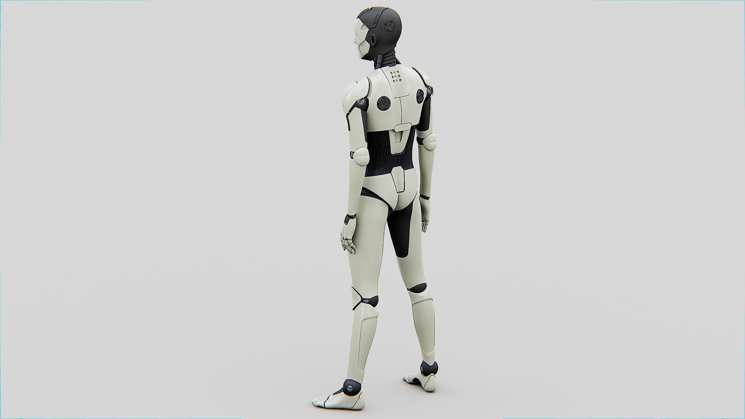 HUMANOID ORPHEUS  Rigged for Unreal Engine - Unity - MIXAMO 3D model_11