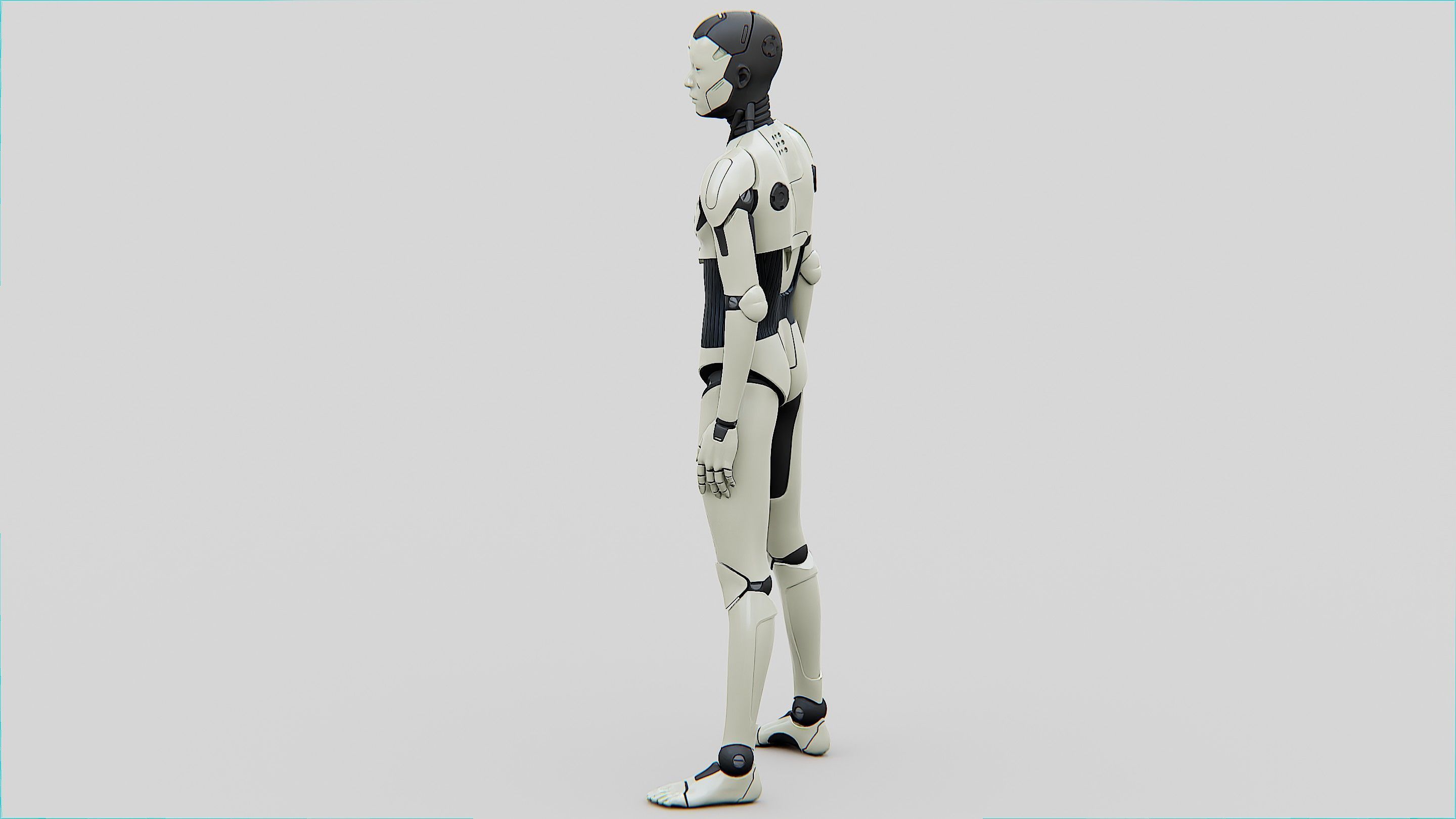 HUMANOID ORPHEUS  Rigged for Unreal Engine - Unity - MIXAMO 3D model_9