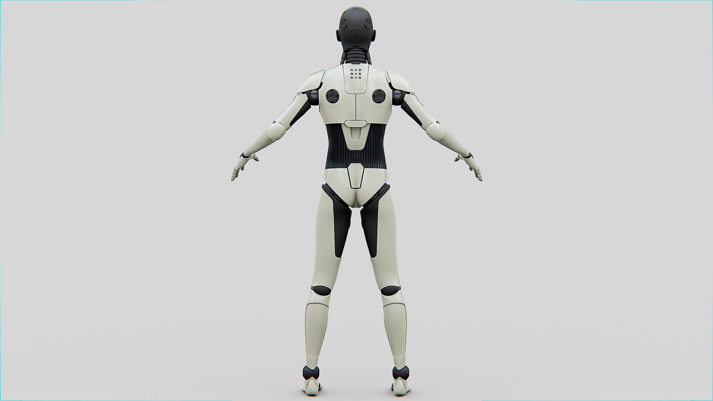 HUMANOID ORPHEUS  Rigged for Unreal Engine - Unity - MIXAMO 3D model_31