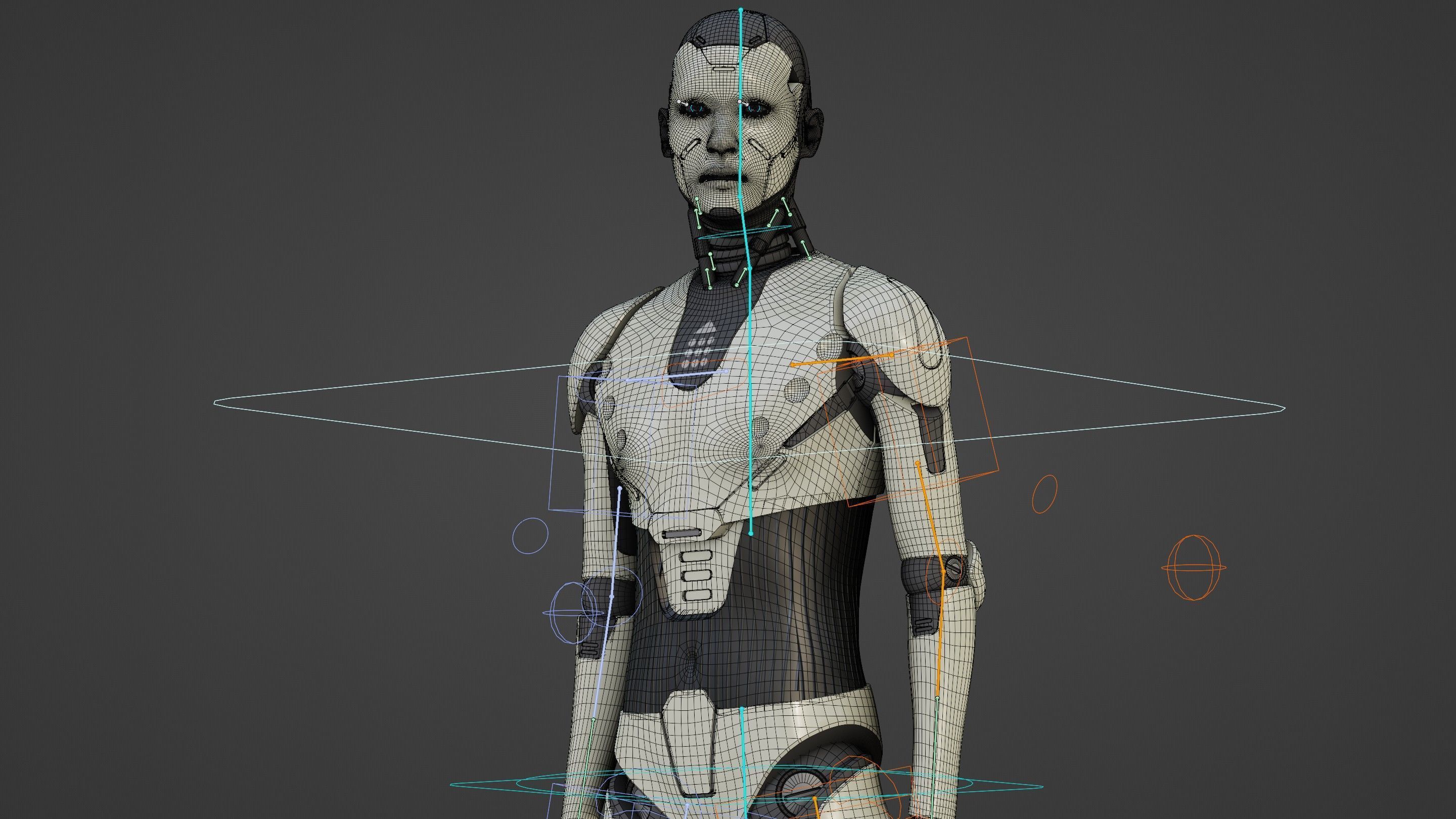 HUMANOID ORPHEUS  Rigged for Unreal Engine - Unity - MIXAMO 3D model_39