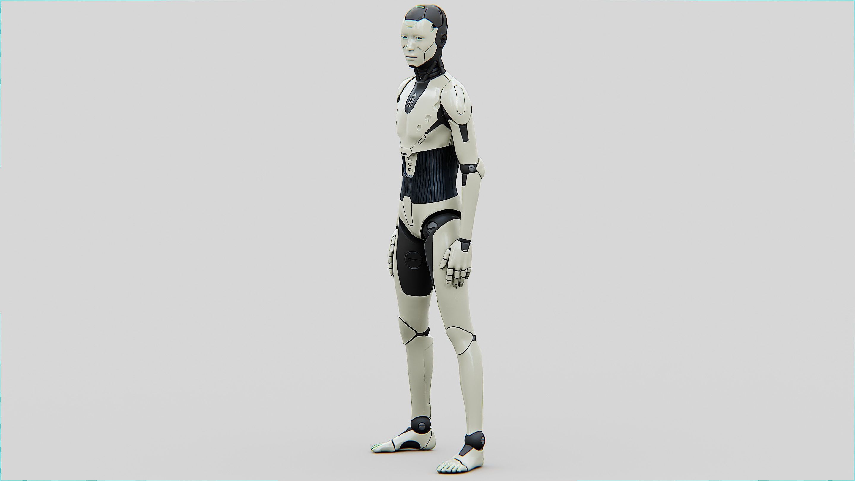 HUMANOID ORPHEUS  Rigged for Unreal Engine - Unity - MIXAMO 3D model_5