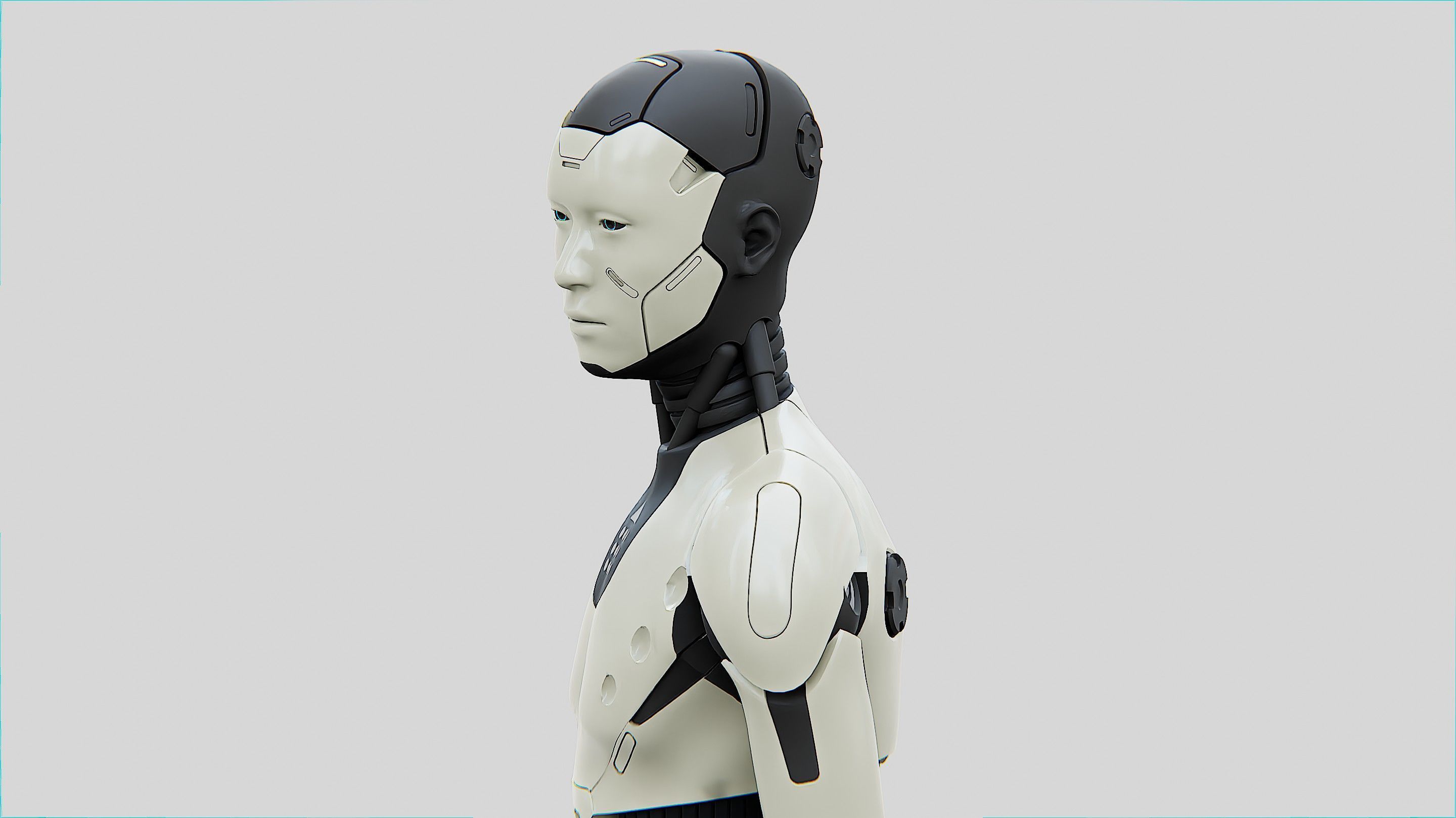 HUMANOID ORPHEUS  Rigged for Unreal Engine - Unity - MIXAMO 3D model_25