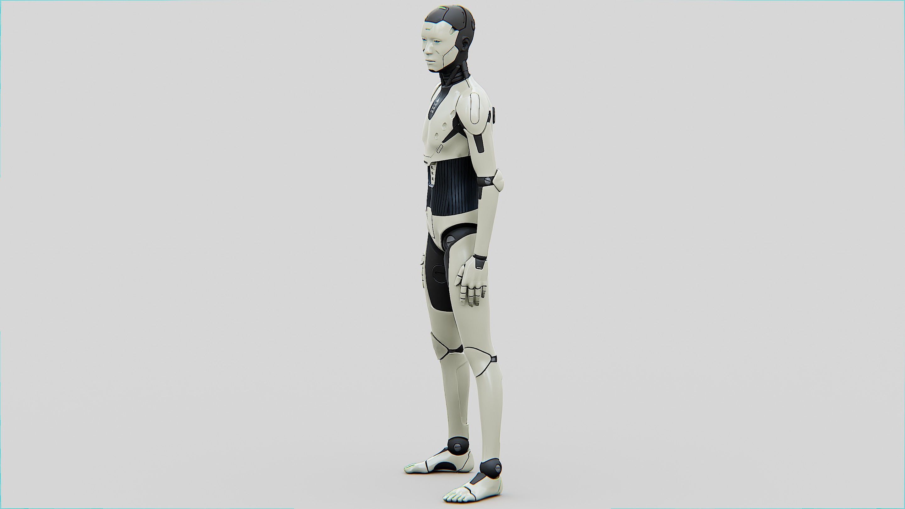HUMANOID ORPHEUS  Rigged for Unreal Engine - Unity - MIXAMO 3D model_6