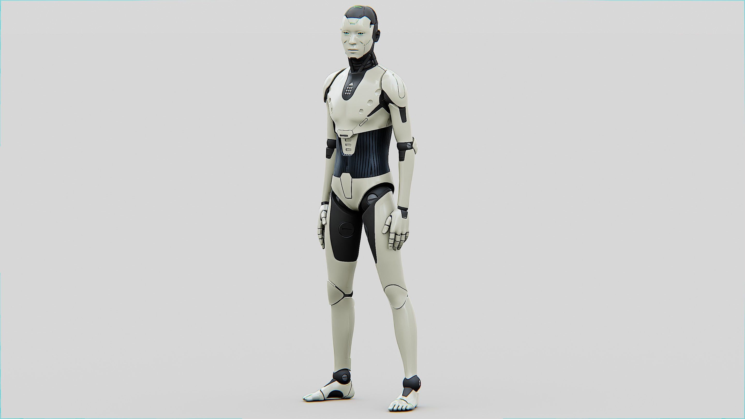 HUMANOID ORPHEUS  Rigged for Unreal Engine - Unity - MIXAMO 3D model_4