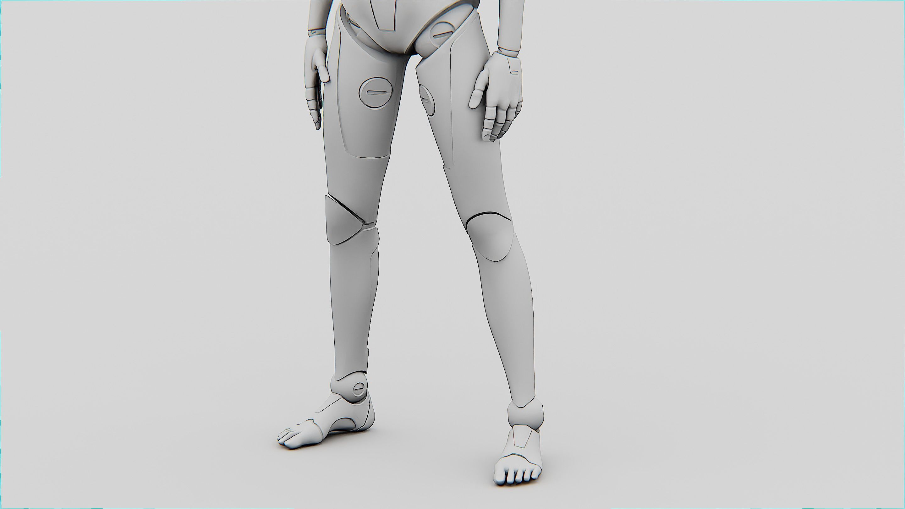 HUMANOID ORPHEUS  Rigged for Unreal Engine - Unity - MIXAMO 3D model_36