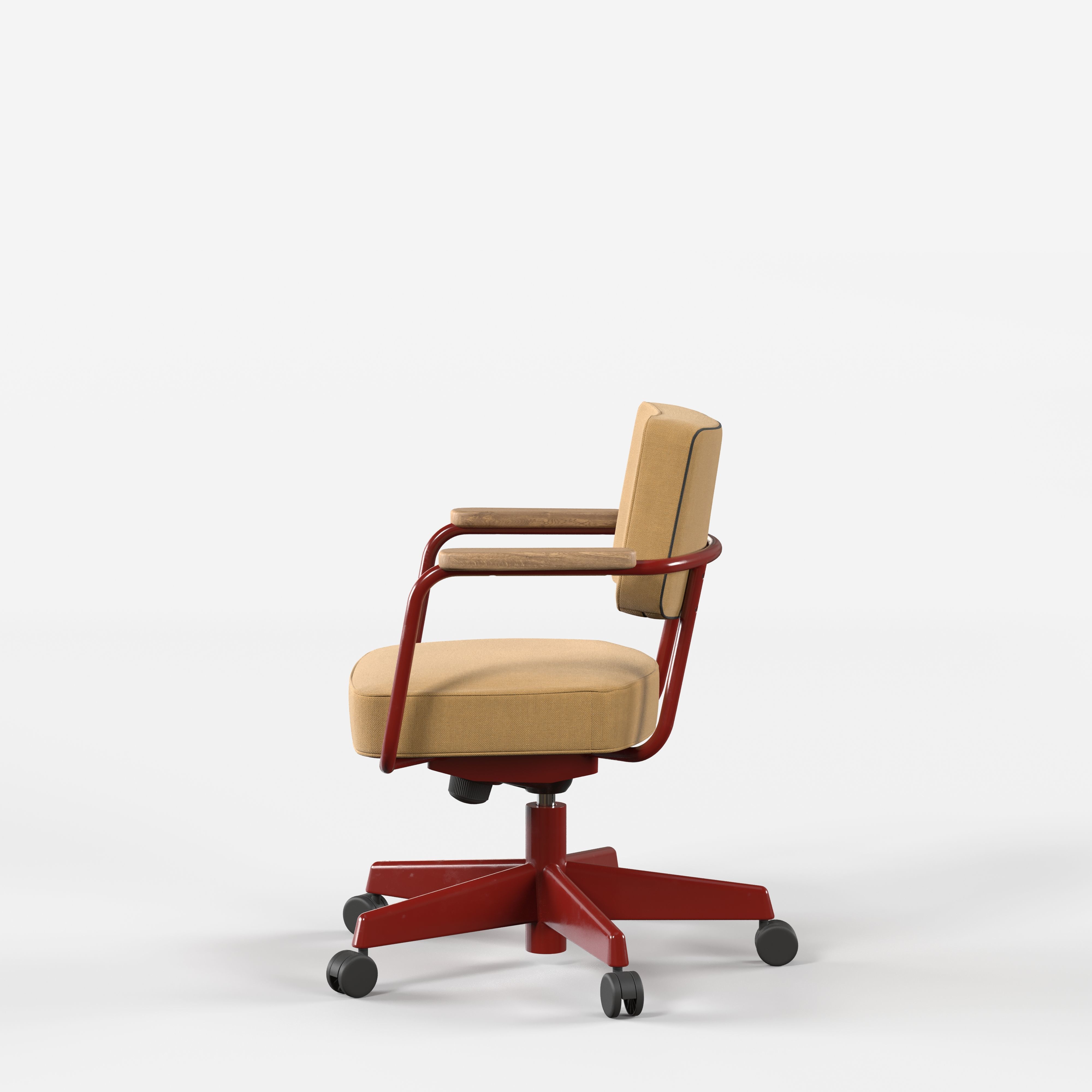 Fauteuil Direction Pivotant vitra Low-poly 3D model_1