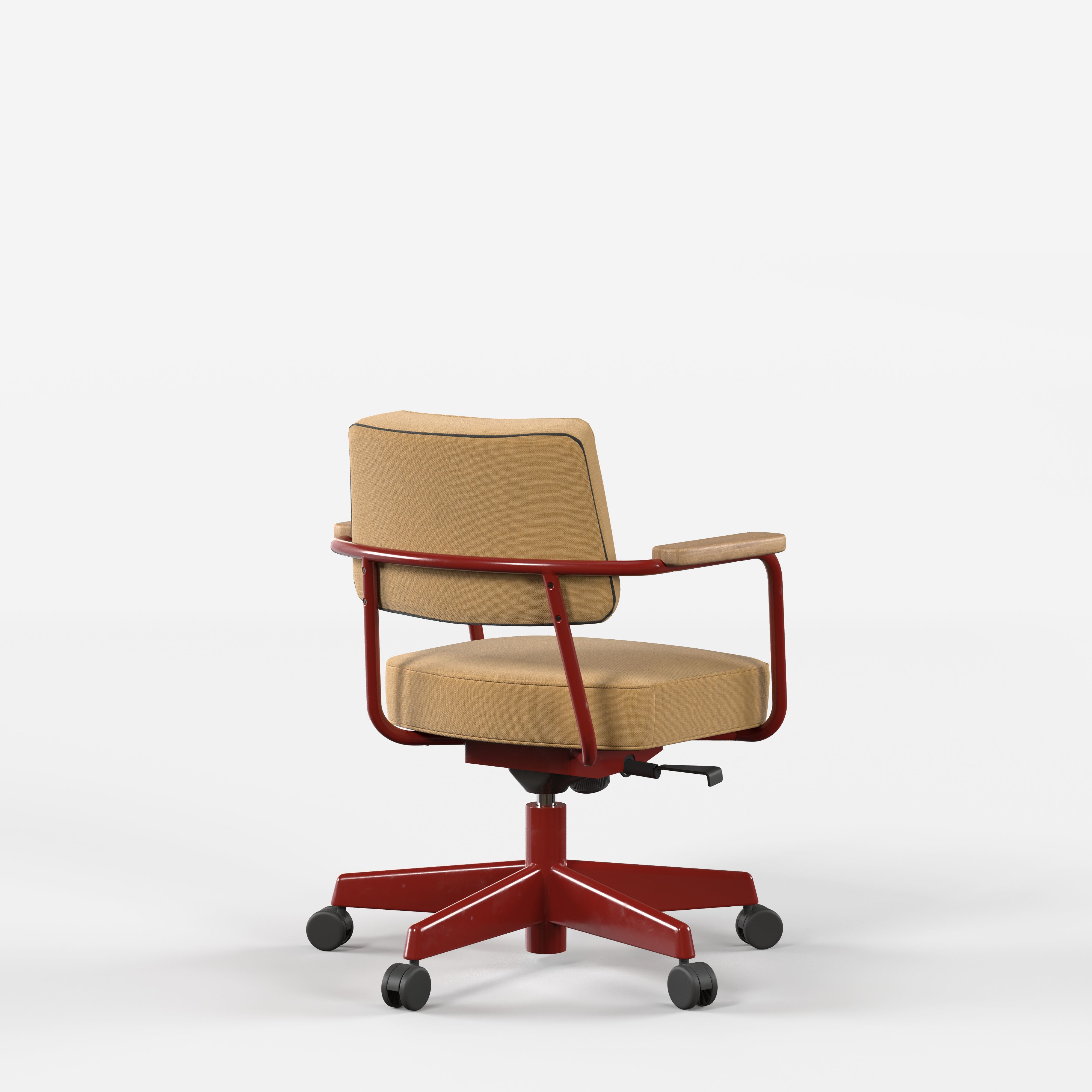 Fauteuil Direction Pivotant vitra Low-poly 3D model_2