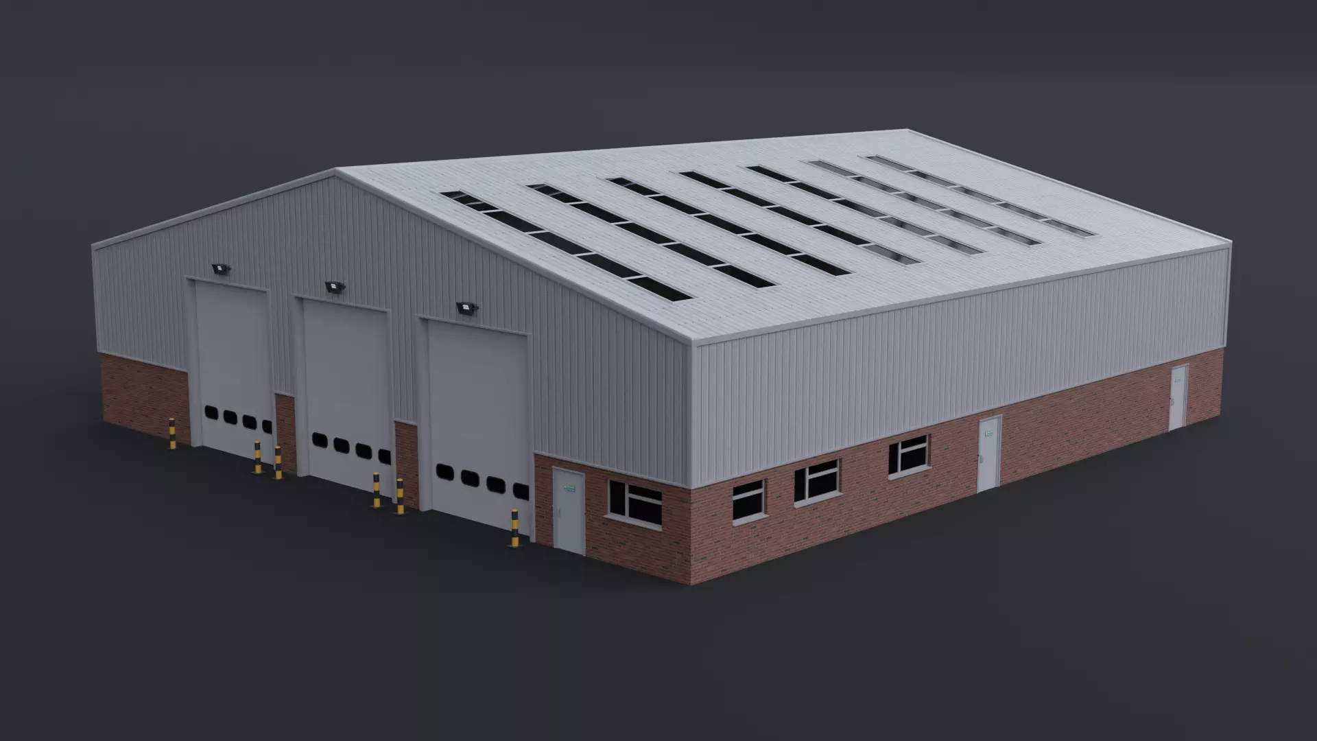 Warehouse 11 Free low-poly 3D model