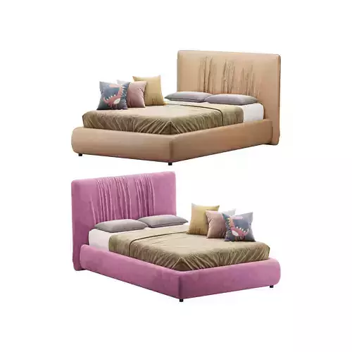 Single bed 90x200 Lovely Big red