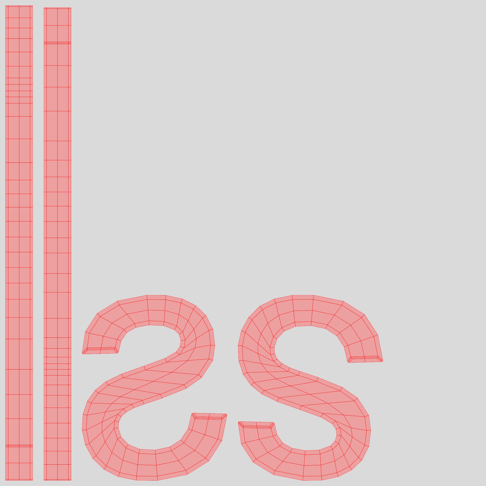 Alphabet Letter Upper Case 3D model_11