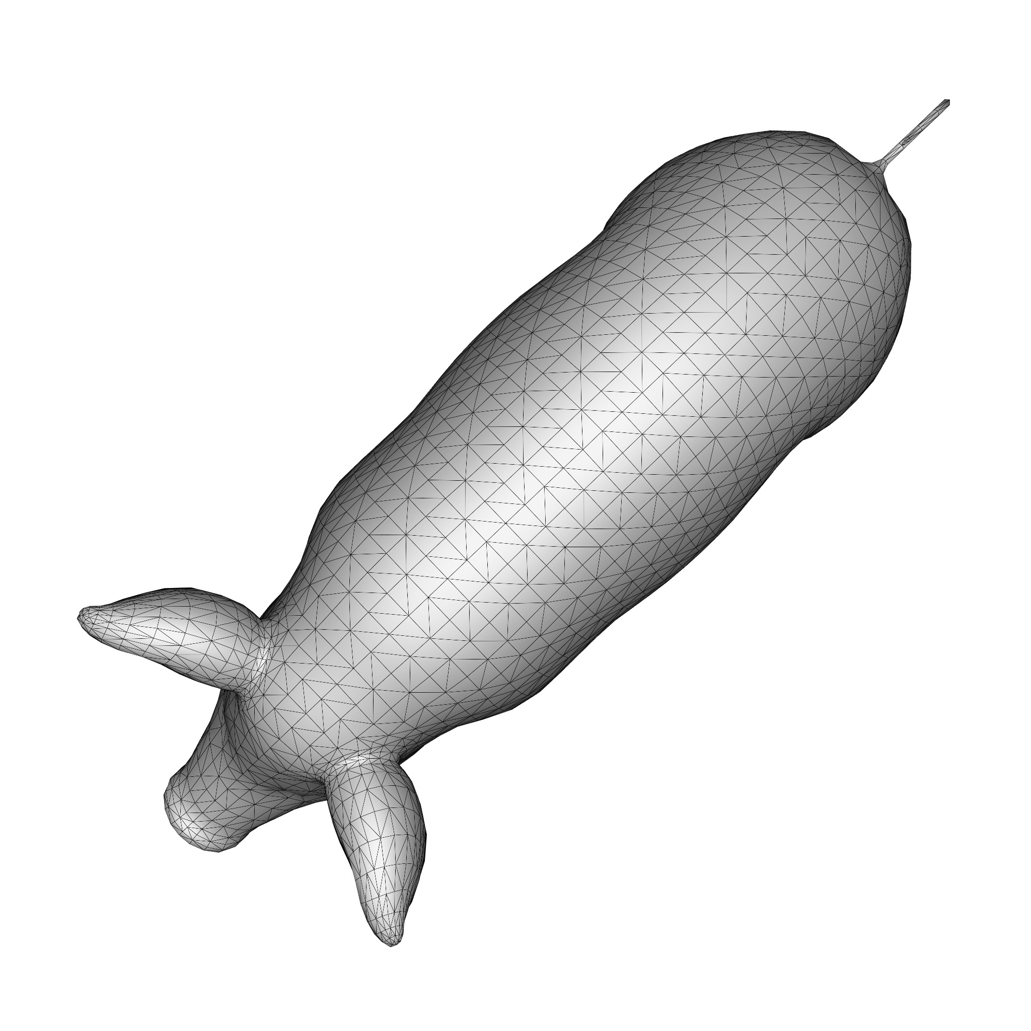 Farm Domestic Animals Bundle - 7 Set Models Low-poly 3D model_45