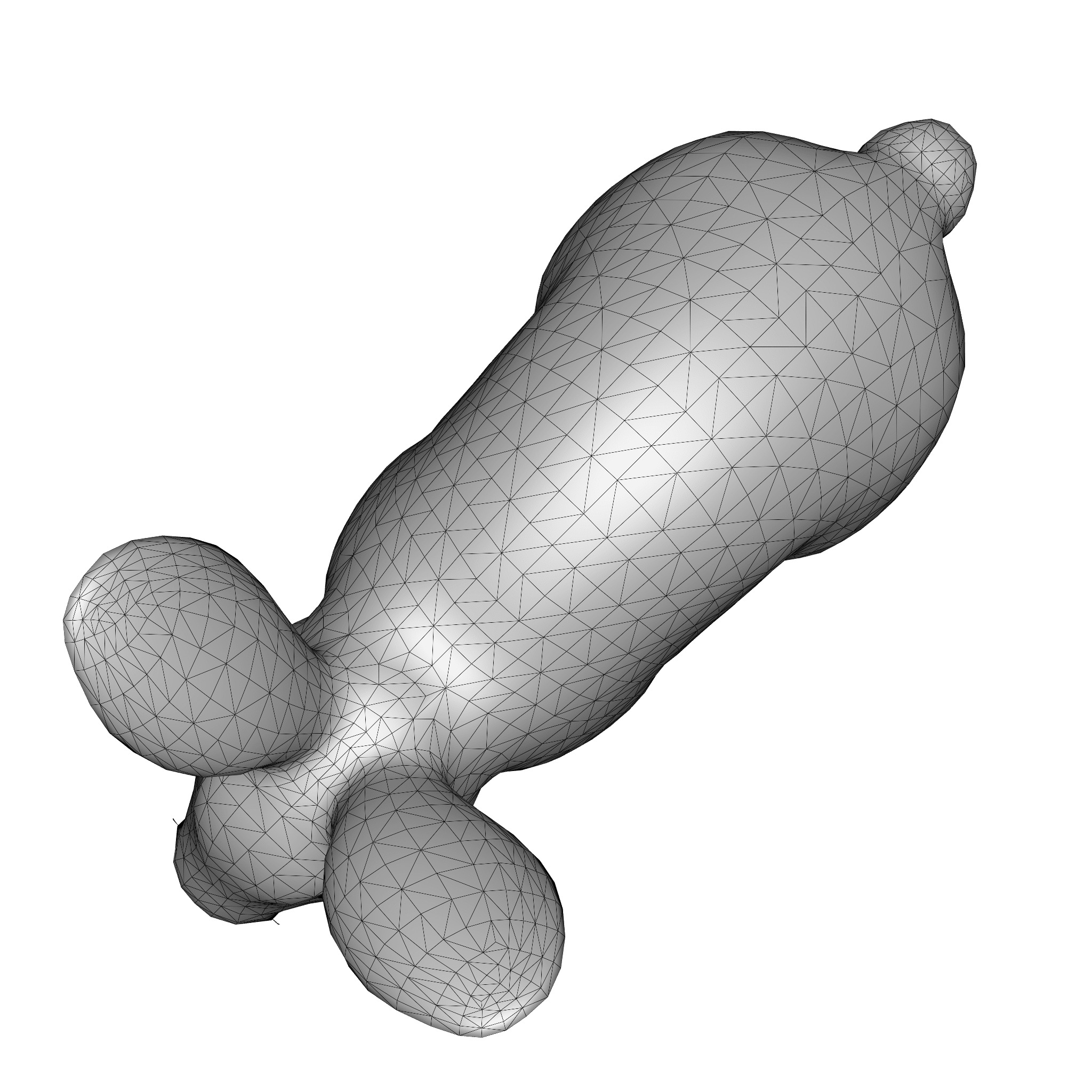 Farm Domestic Animals Bundle - 7 Set Models Low-poly 3D model_54