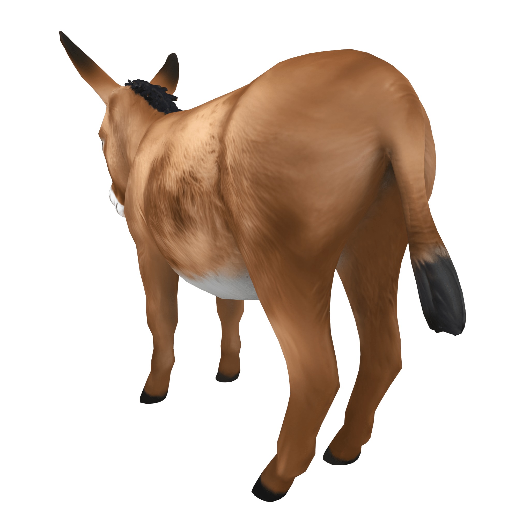 Farm Domestic Animals Bundle - 7 Set Models Low-poly 3D model_12