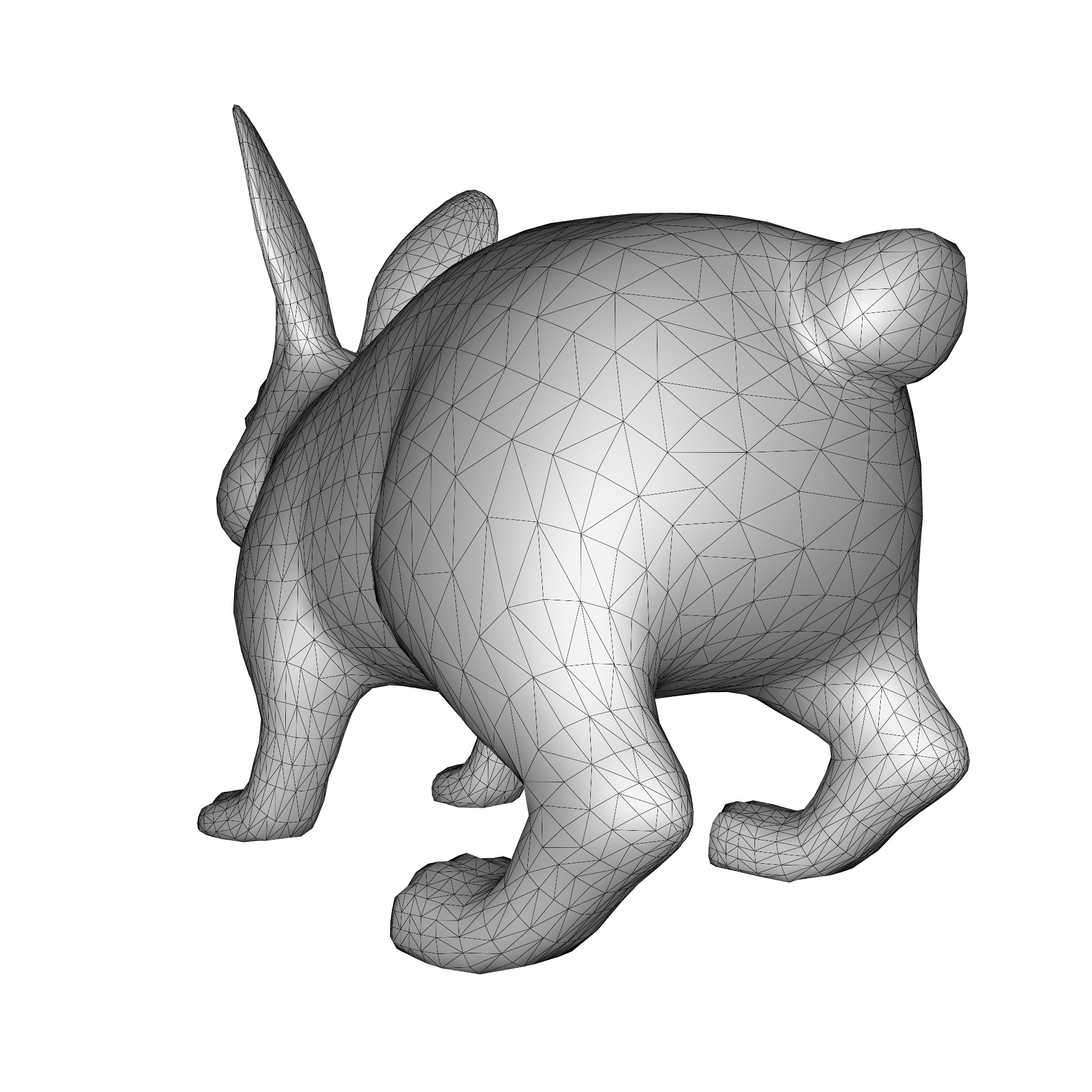 Farm Domestic Animals Bundle - 7 Set Models Low-poly 3D model_52