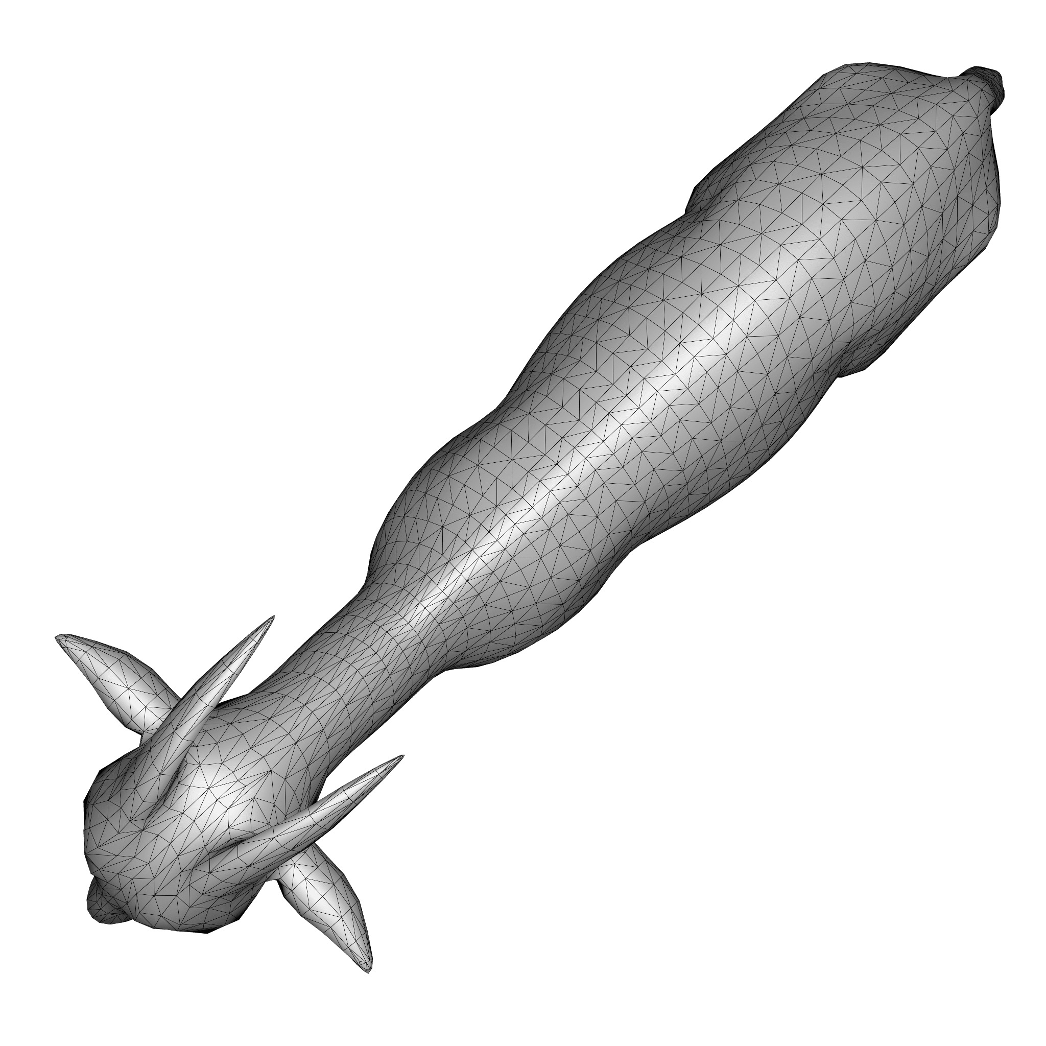 Farm Domestic Animals Bundle - 7 Set Models Low-poly 3D model_27