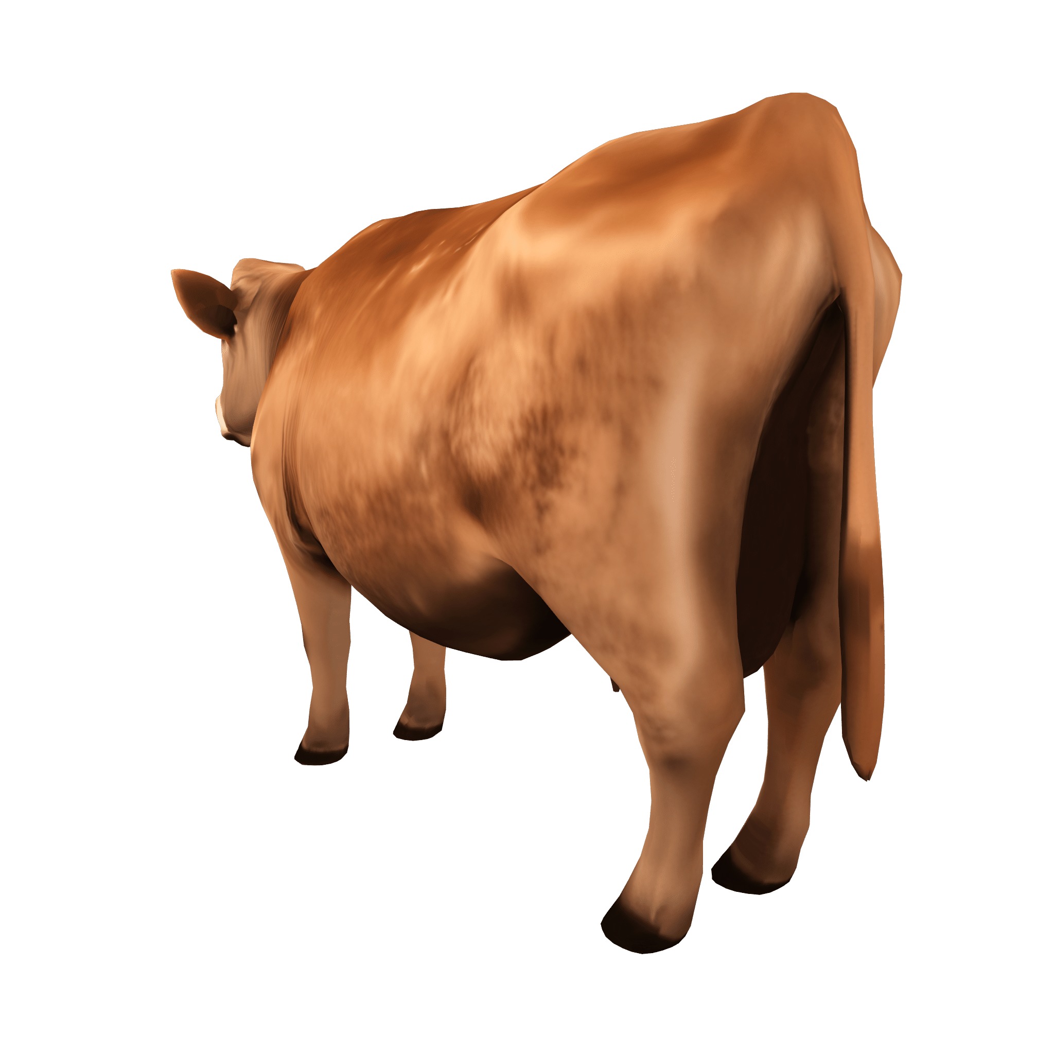 Farm Domestic Animals Bundle - 7 Set Models Low-poly 3D model_4