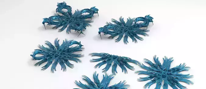 Sci fi Leisure exterior flower 6 designs 