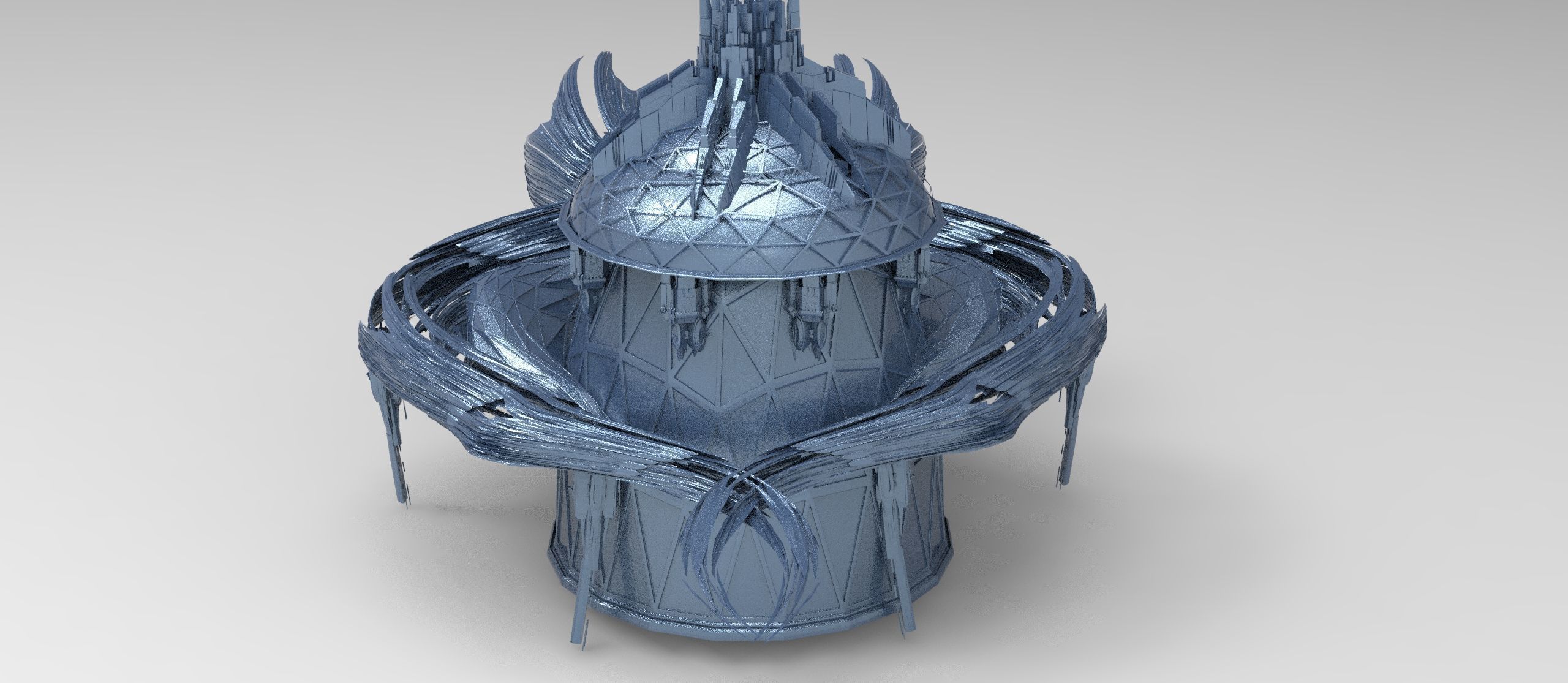 Sci fi Leisure exterior flower 11 designs  3D model_17