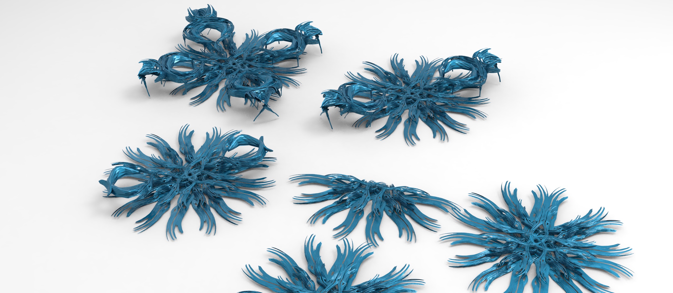 Sci fi Leisure exterior flower 11 designs  3D model_1