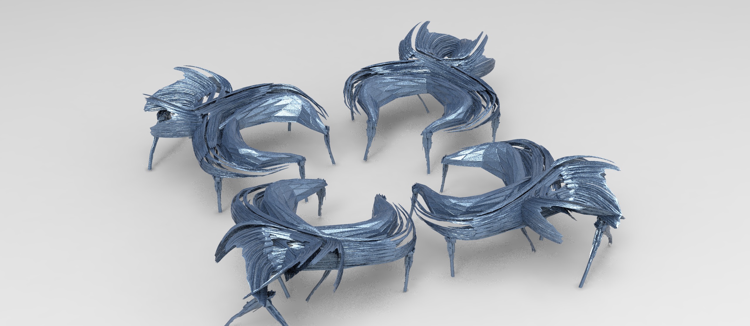 Sci fi Leisure exterior flower 11 designs  3D model_11