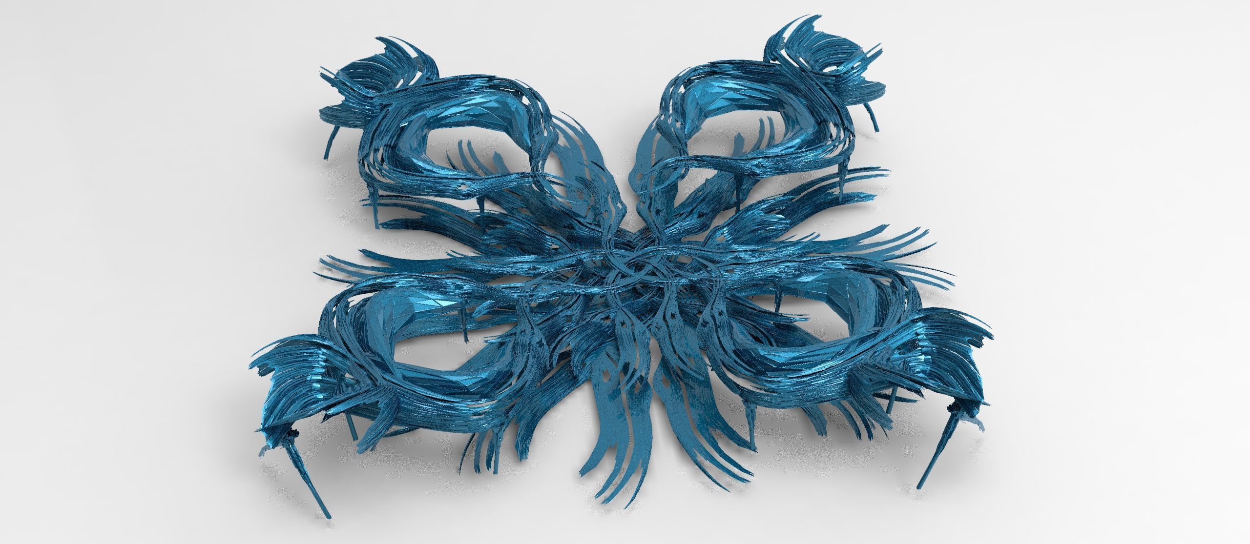 Sci fi Leisure exterior flower 11 designs  3D model_3