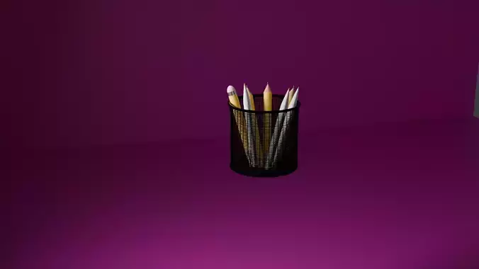 Creative Focus Pencil Holder Design