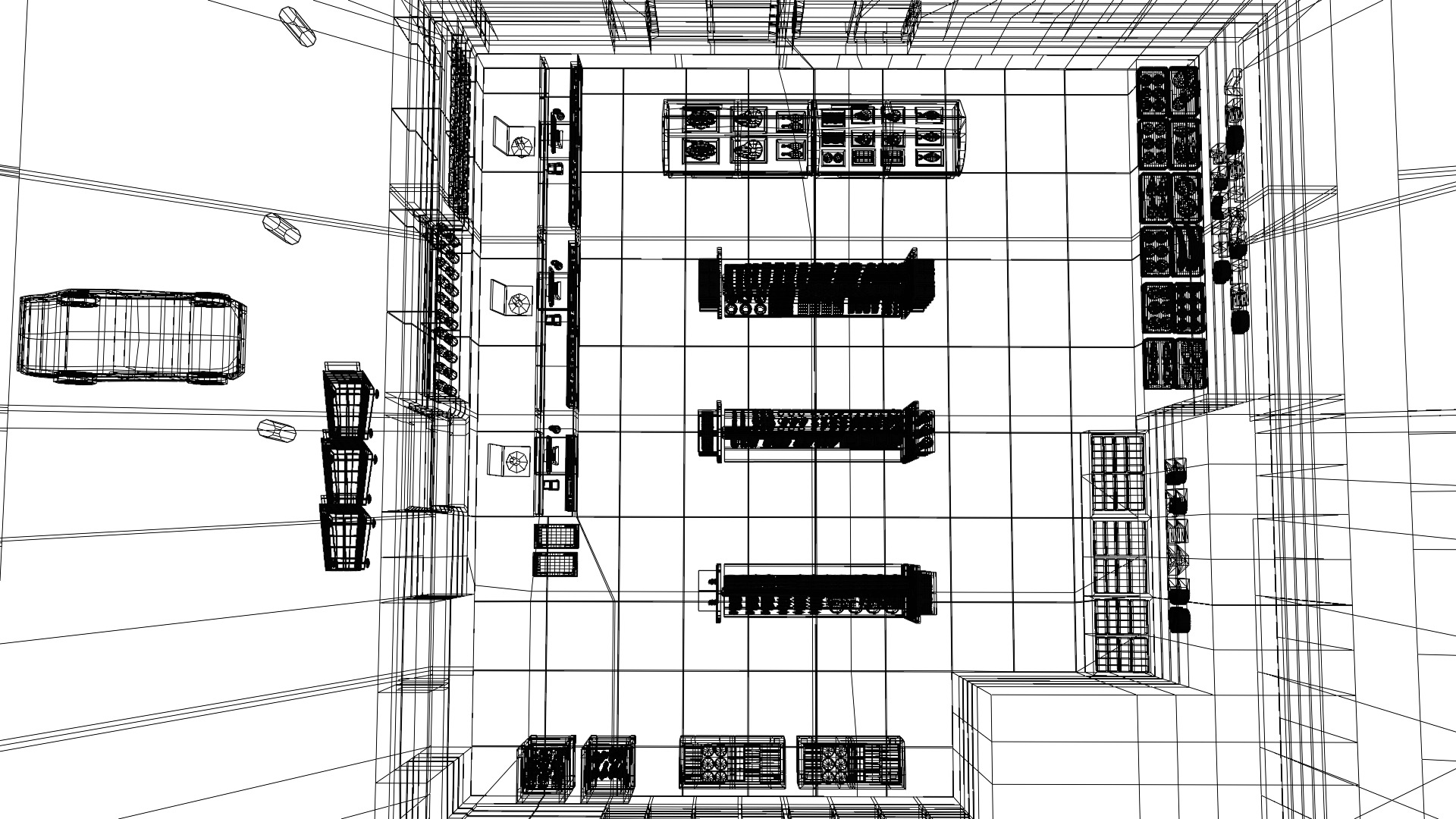 Convenience Store Lowpoly  Low-poly 3D model_15
