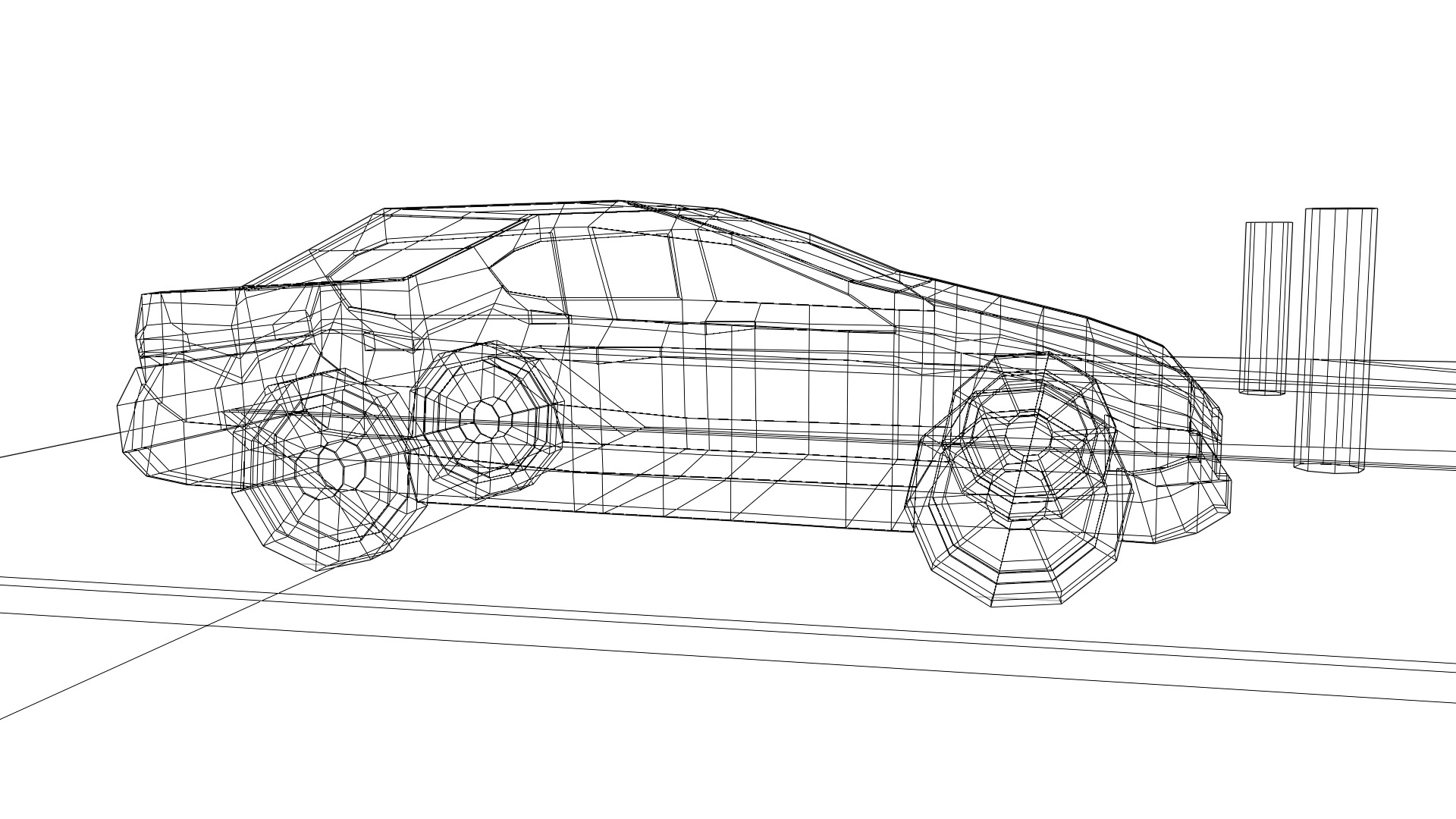 Convenience Store Lowpoly  Low-poly 3D model_17
