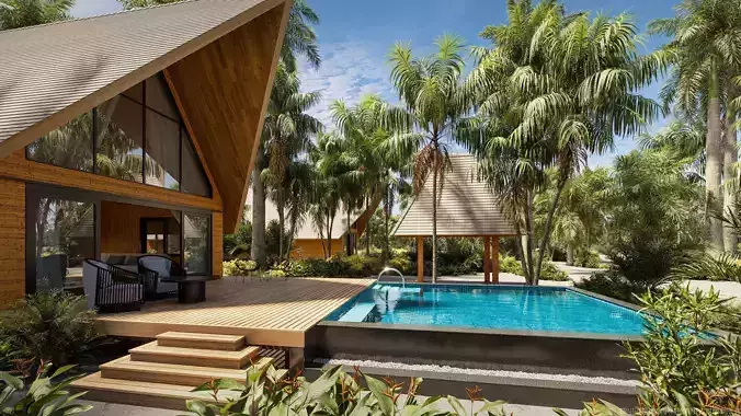 Maxtree Plant Models Vol 158 - Mesh