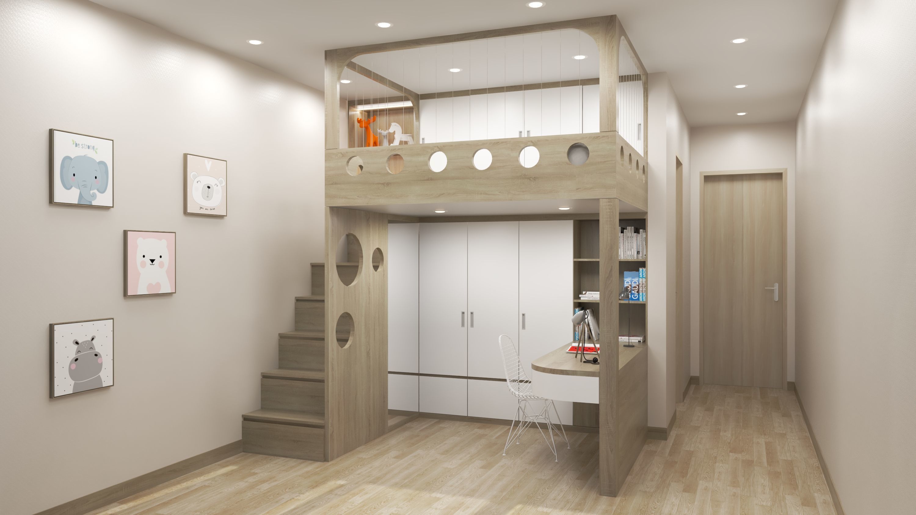 Room of son Free 3D model_5