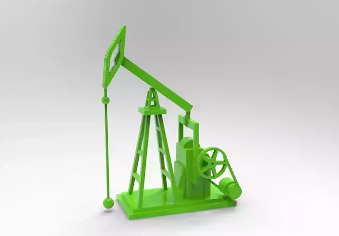 3D Design of Oil Pumpjack 3D print model 3D Design of Oil Pumpjack 3D print model