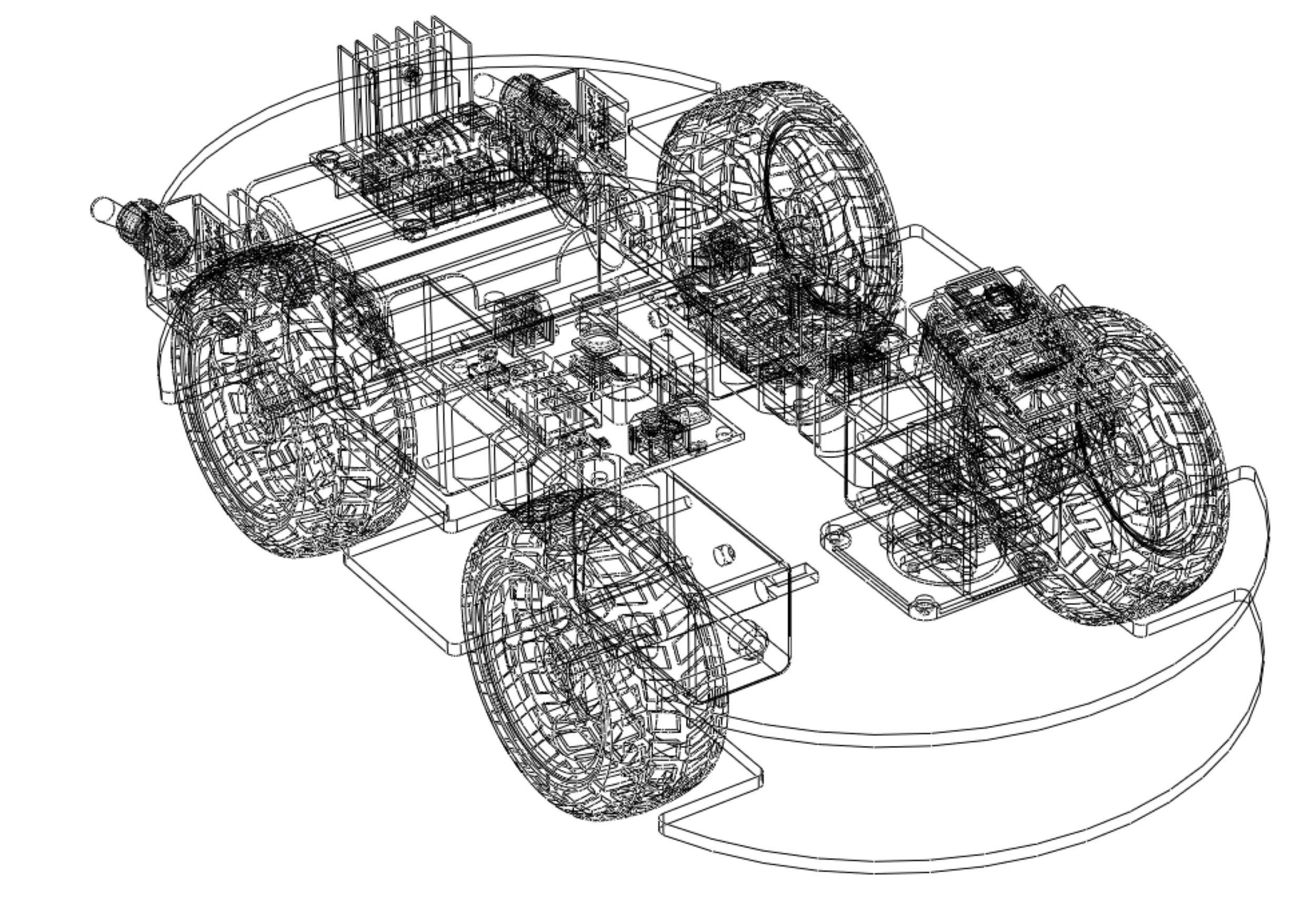 SURVEILLANCE ROBOT CAMERA SECURITY SMART CAR PATROL AUTONOMOUS 3D model_35