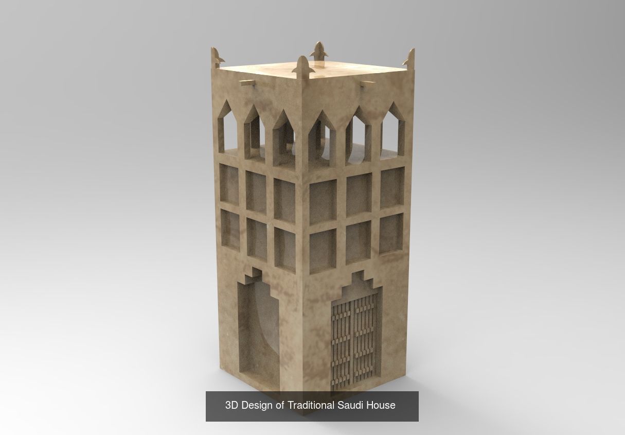 Saudi Arabia Landmarks Collection for 3D Printing   _10