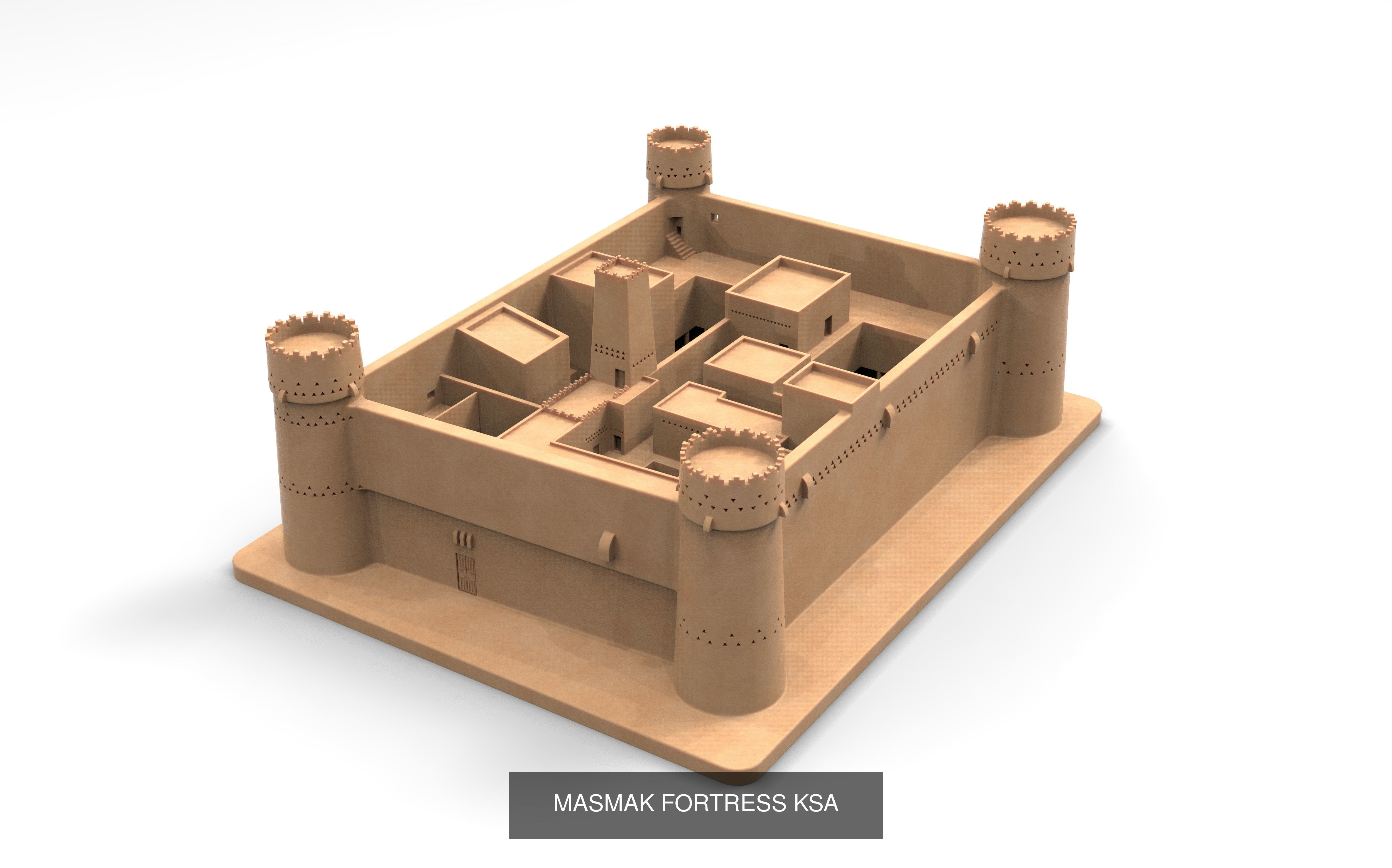 Saudi Arabia Landmarks Collection for 3D Printing   _5