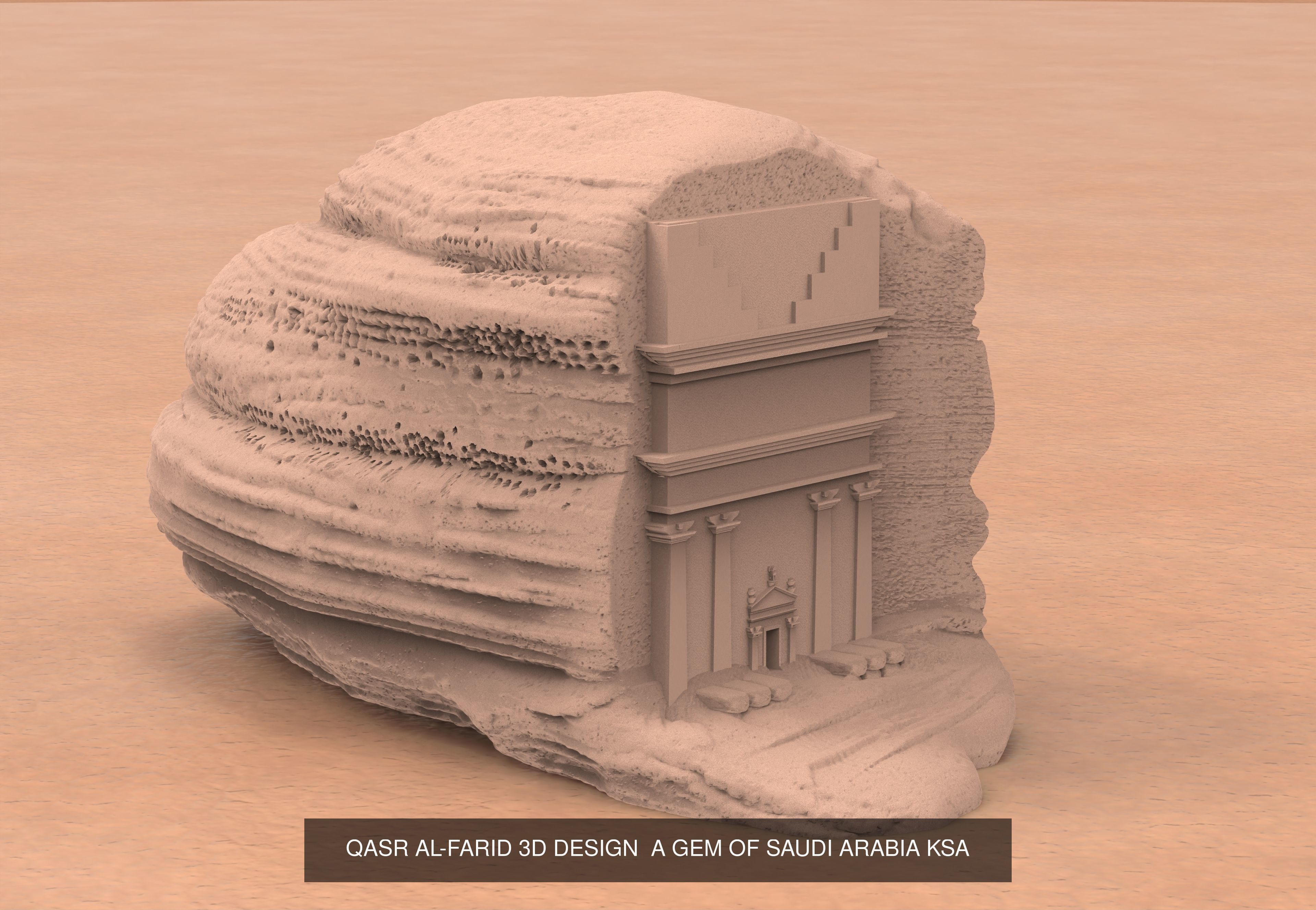 Saudi Arabia Landmarks Collection for 3D Printing   _3