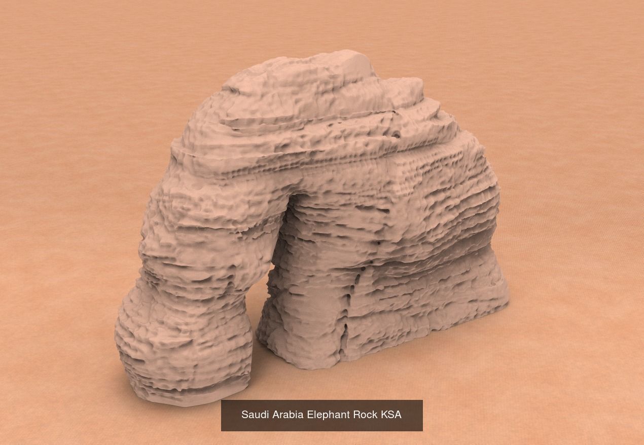 Saudi Arabia Landmarks Collection for 3D Printing   _4