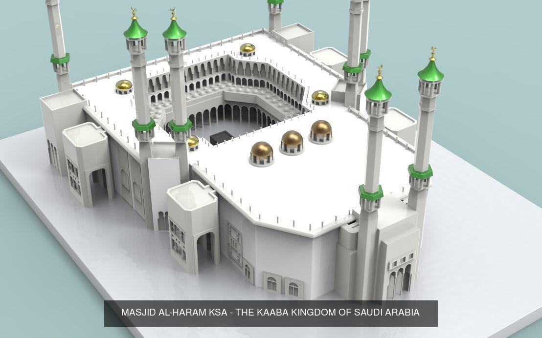 Saudi Arabia Landmarks Collection for 3D Printing   _1