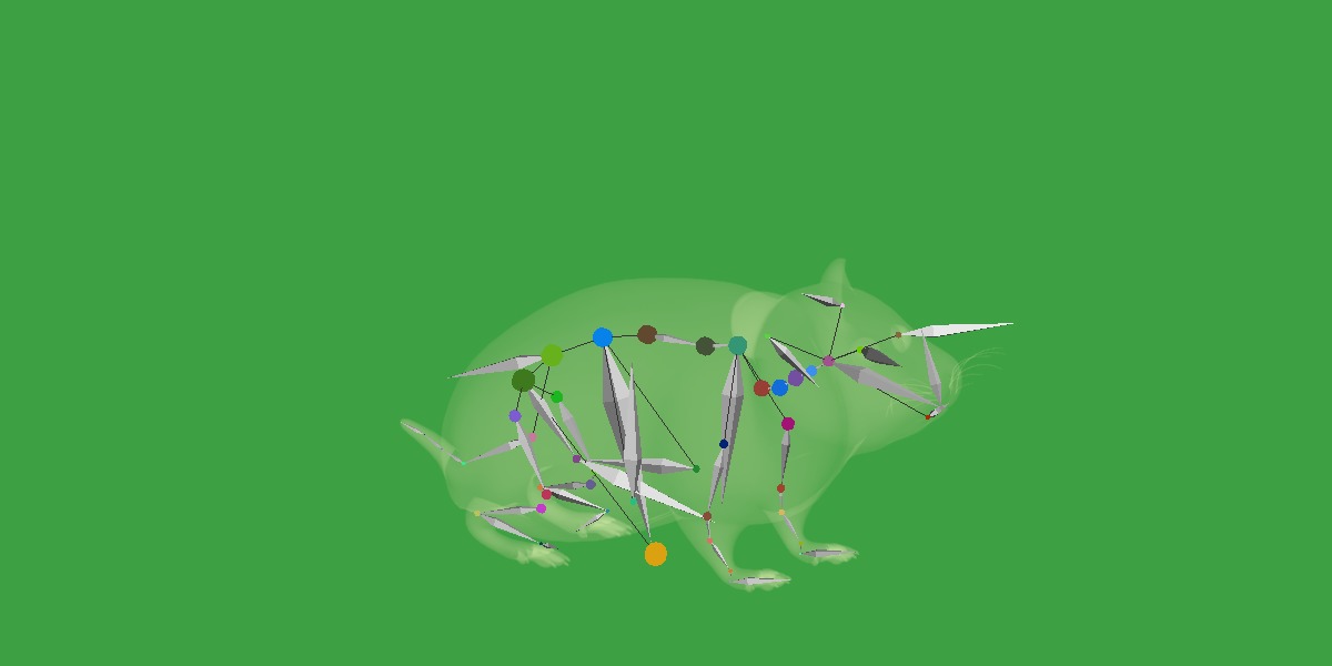 European Hamster Low-poly 3D model_35