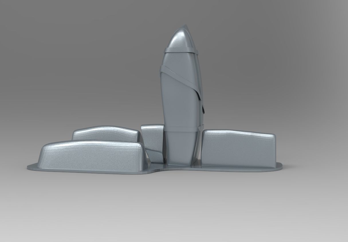 3D Design of Ithra Cultural Center King Abdulaziz 3D print model_2