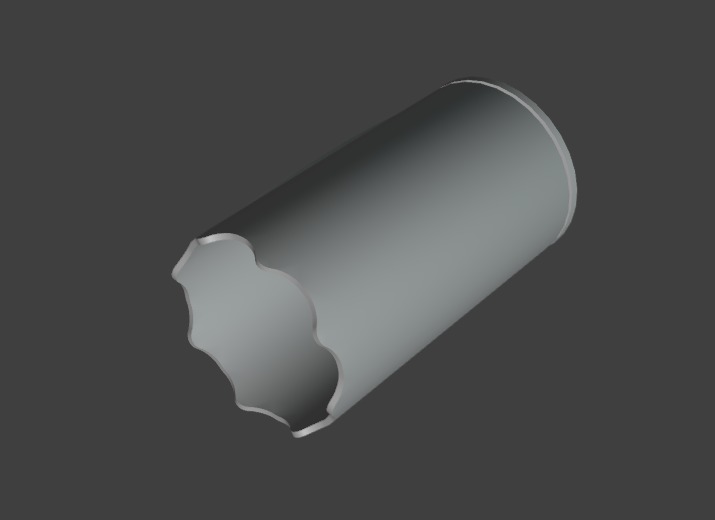 simple marker Low-poly 3D model_11