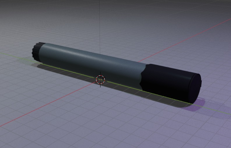 simple marker Low-poly 3D model_3