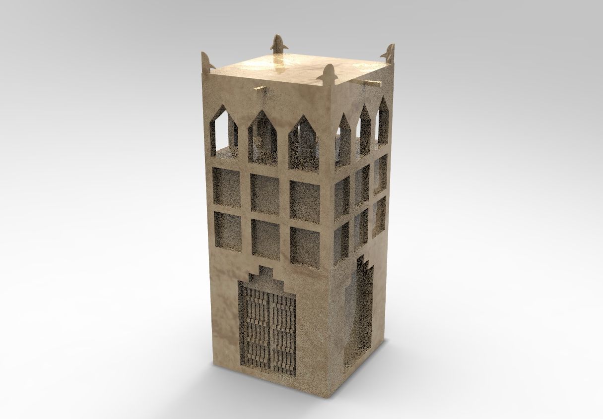 3D Design of Traditional Saudi House 3D print model_1