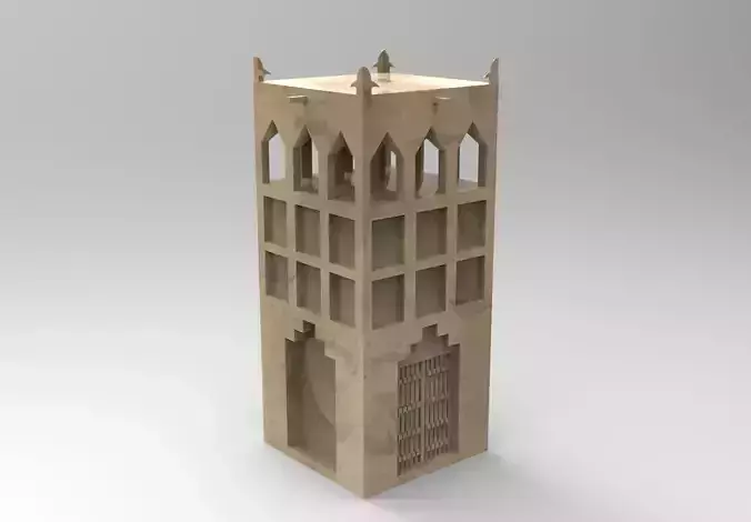3D Design of Traditional Saudi House  3D print model