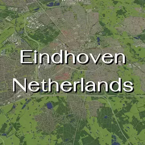 Eindhoven Netherlands - city and urban 3D model